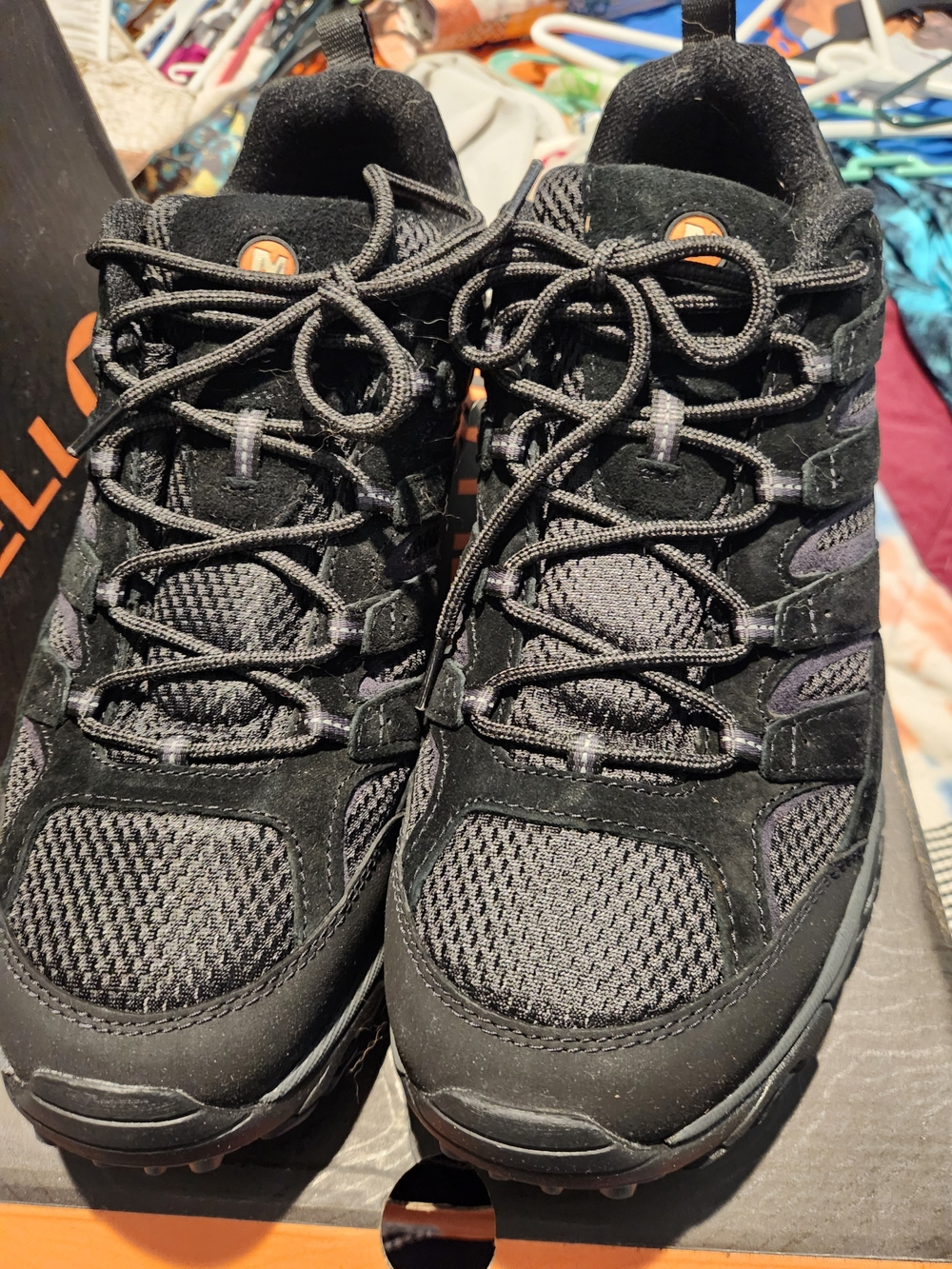 Merrell Moab 2 Vent Men's Black and Gray Trail Walking Shoes